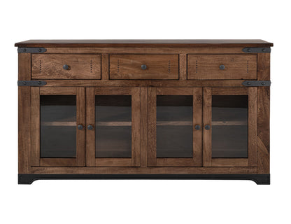 IFD - Parota 70in Console 3 Drawer, 4 Glass Doors - IFD866CONS view 1