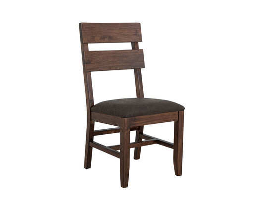 IFD - Parota Chair w/ Solid wood - Faux Leather Seat (Set of 2) - IFD866CHAIR-S view 1