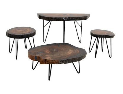 IFD  - Parota Epoxy  - Live Edge Chairside Table  - IFD8351CSTBL view 3
