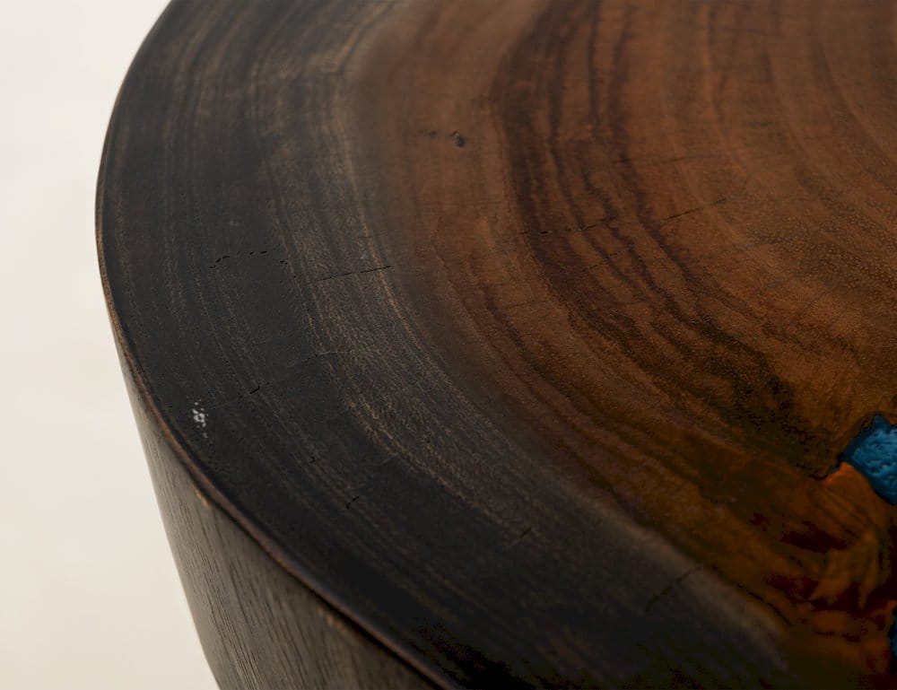 IFD  - Parota Epoxy  - Live Edge Chairside Table  - IFD8351CSTBL view 5