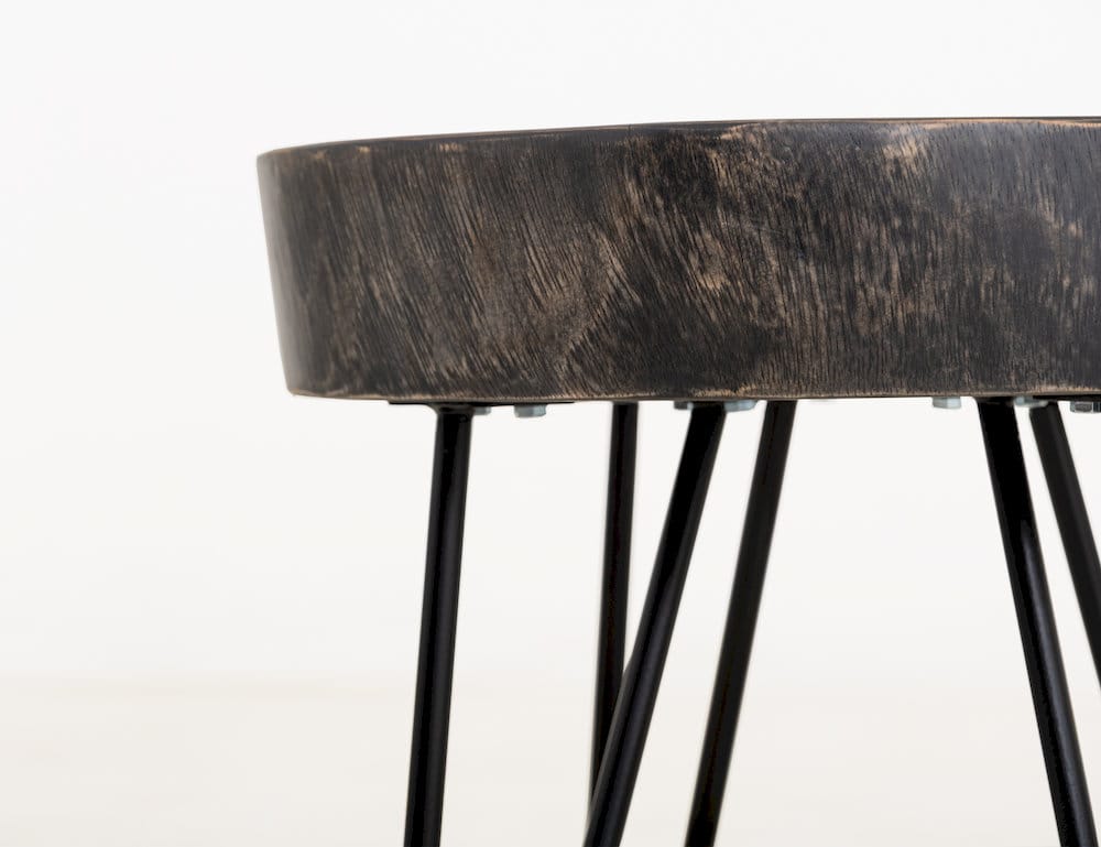 IFD  - Parota Epoxy  - Live Edge Chairside Table  - IFD8351CSTOR view 4