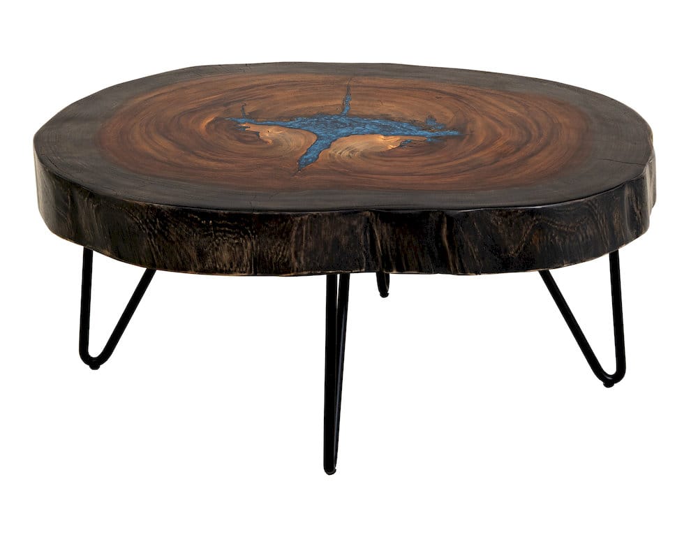 IFD  - Parota Epoxy  - Live Edge Cocktail Table  - IFD8351CKTBL view 1
