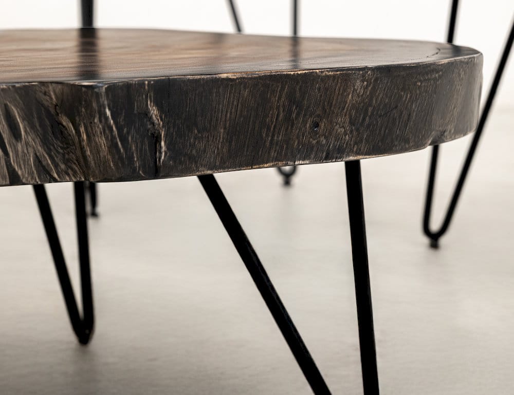 IFD  - Parota Epoxy  - Live Edge Cocktail Table  - IFD8351CKTBL view 9