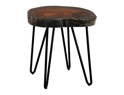 IFD  - Parota Epoxy  - Live Edge End Table  - IFD8351ENDBL view 1