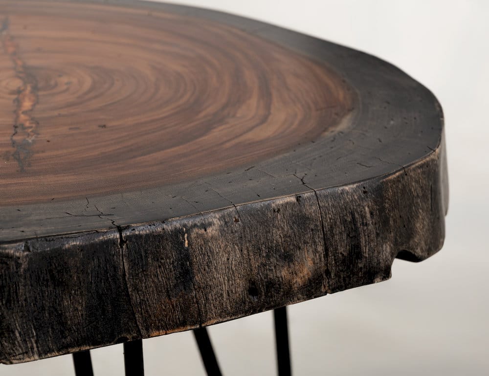 IFD  - Parota Epoxy  - Live Edge End Table  - IFD8351ENDOR view 6