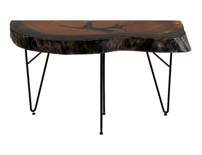 IFD  - Parota Epoxy  - Live Edge Sofa Table  - IFD8351SFTBL view 1
