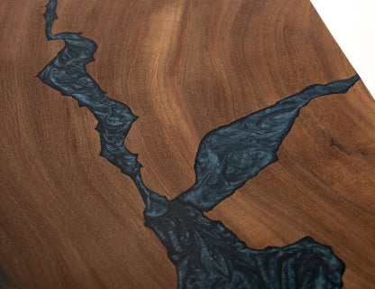 IFD  - Parota Epoxy  - Live Edge Sofa Table  - IFD8351SFTBL view 5