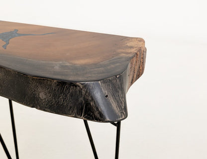 IFD  - Parota Epoxy  - Live Edge Sofa Table  - IFD8351SFTBL view 6