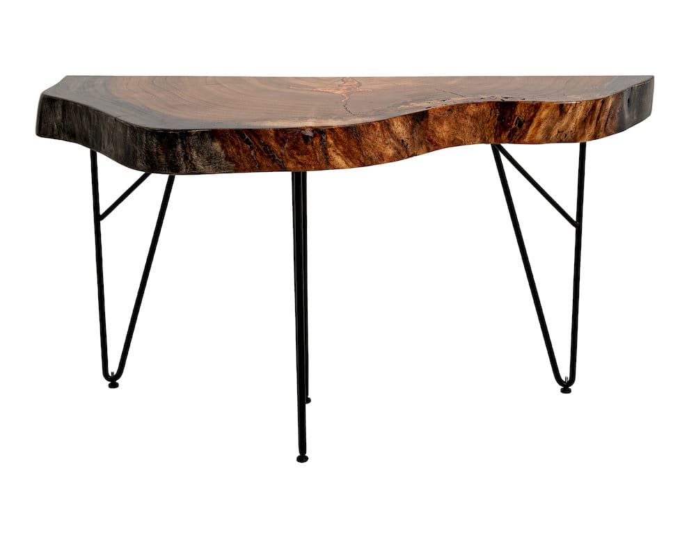IFD  - Parota Epoxy  - Live Edge Sofa Table  - IFD8351SFTOR view 1