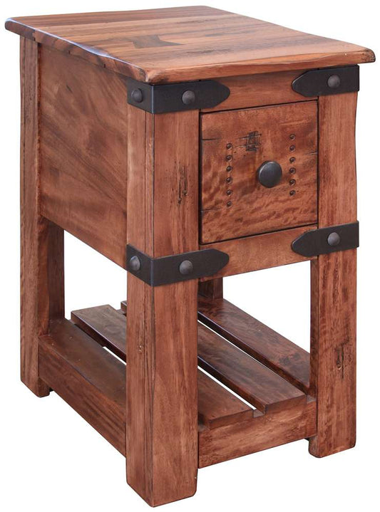 IFD - Parota II Chair Side Table w/1 drawer - IFD867CST veiw 1