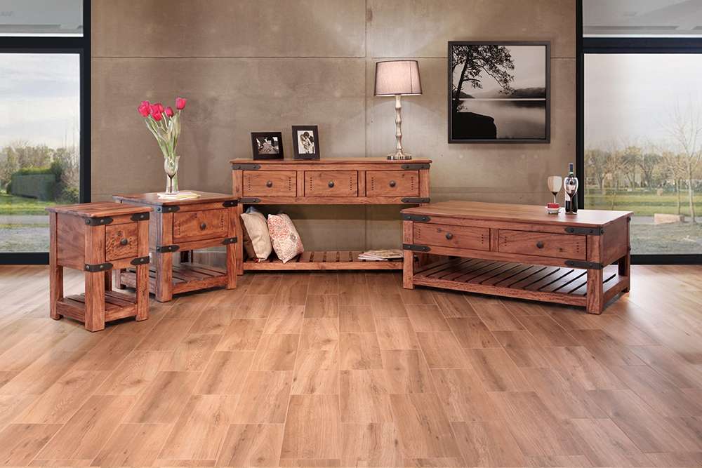 IFD - Parota II Cocktail Table w/4 Drawers & Wheels - IFD867CKTL veiw 2