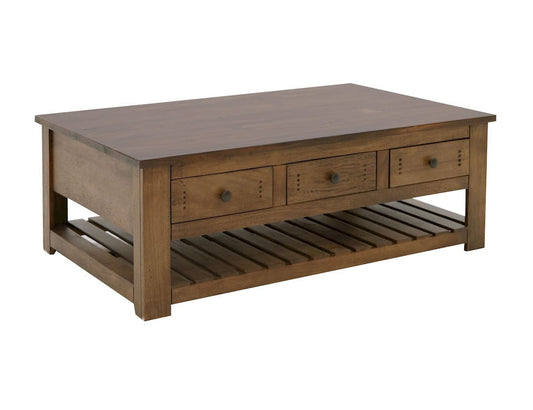 IFD  - Parota III  - 6 Drawer, 1 Shelf, Cocktail Table  - IFD8961CKT view 1