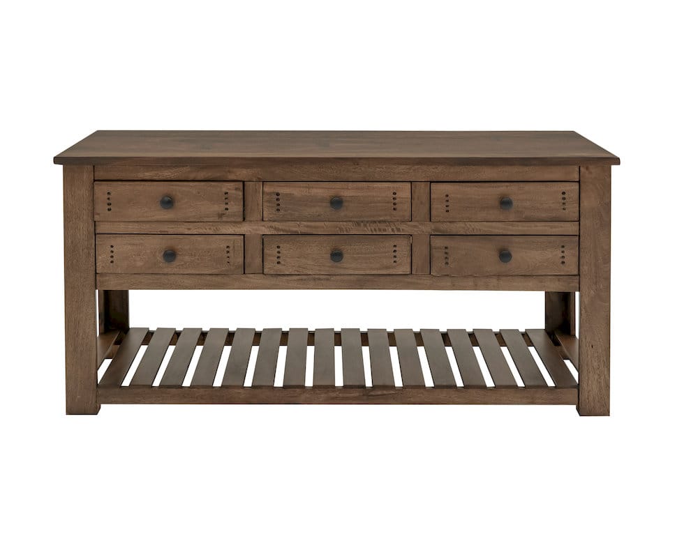 IFD  - Parota III  - 6 Drawer, 1 Shelf, Sofa Table  - IFD8961SFT view 2
