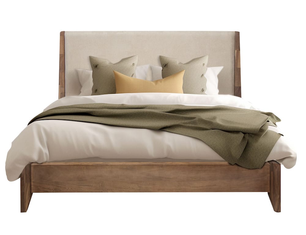 IFD - Parota Nova - Parota Nova Upholstered King Bed - IFD6212BEDEK view 1