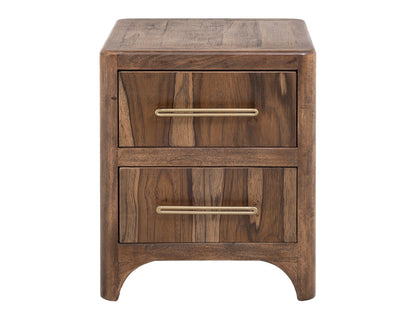 IFD - Praga - 2 Drawer, Nightstand in Almond and barrel brown - IFD6721NTS view 4