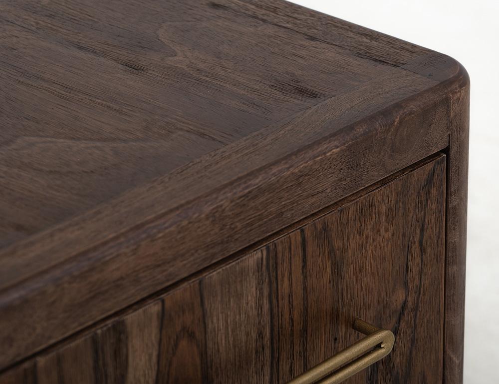 IFD - Praga - 2 Drawer, Nightstand in Almond and barrel brown - IFD6721NTS veiw 3
