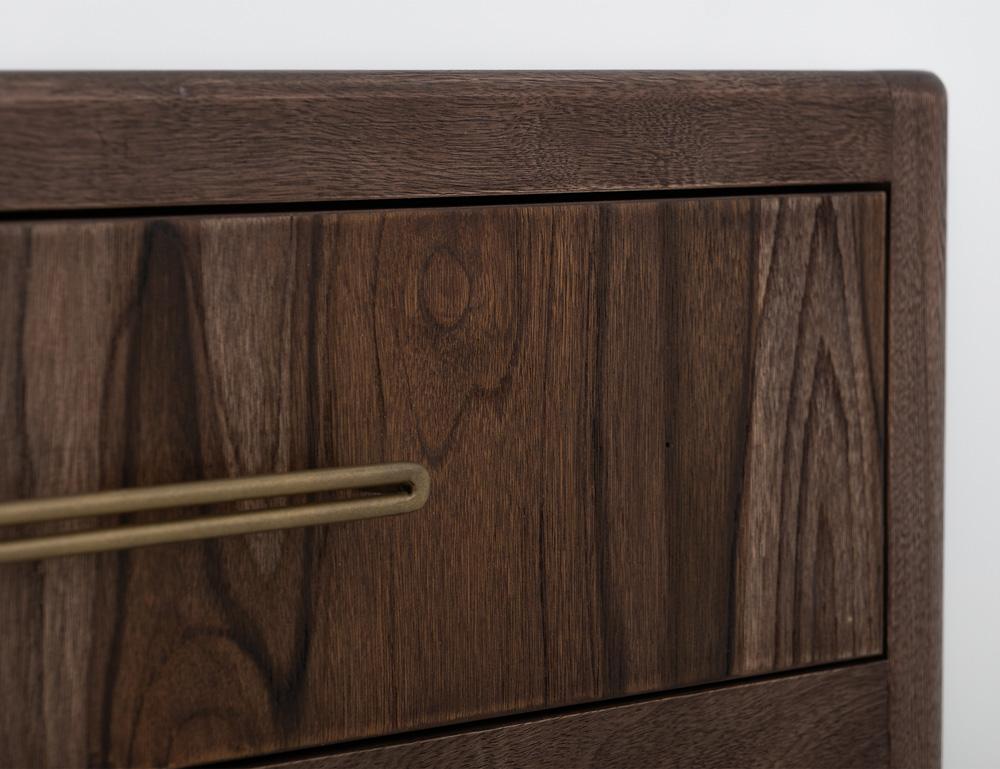 IFD - Praga - 4 Drawer, Chest in Almond and barrel brown - IFD6721CHT veiw 3