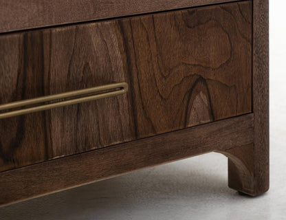 IFD - Praga - 4 Drawer, Chest in Almond and barrel brown - IFD6721CHT veiw 5