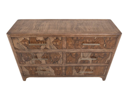 IFD - Praga - 6 Drawer, Dresser in Almond and barrel brown - IFD6721DSR view 6