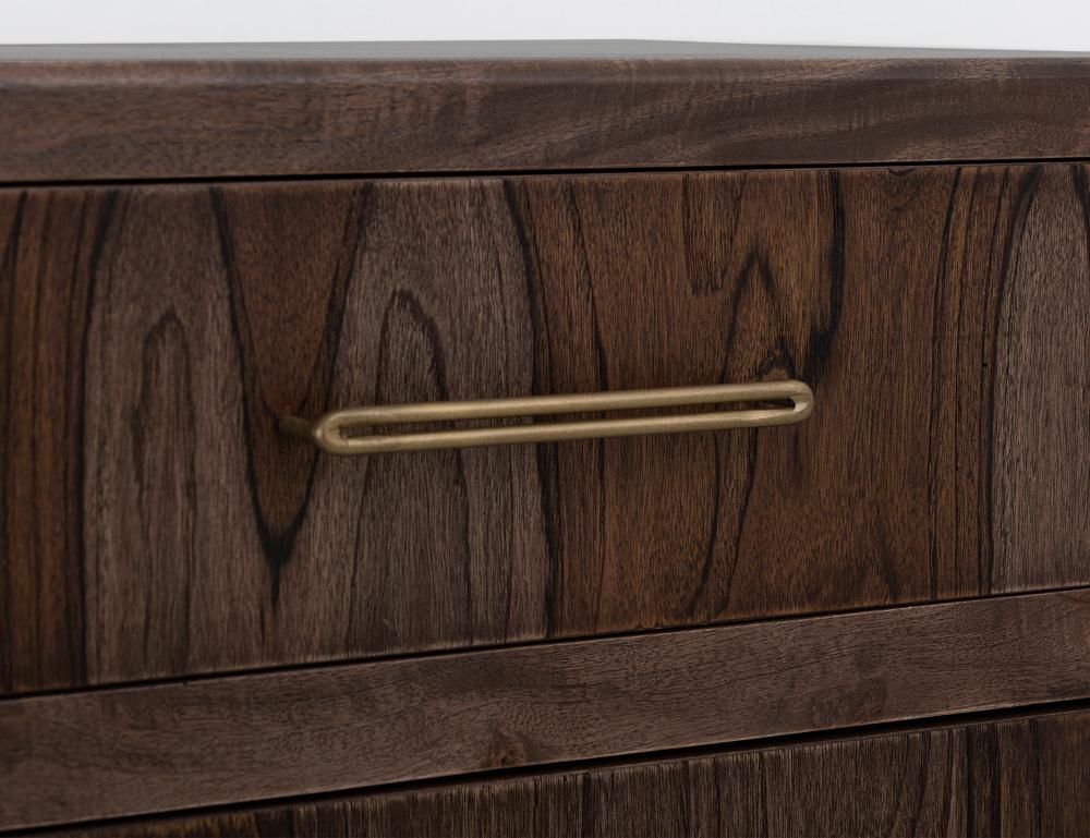 IFD - Praga - 6 Drawer, Dresser in Almond and barrel brown - IFD6721DSR veiw 5
