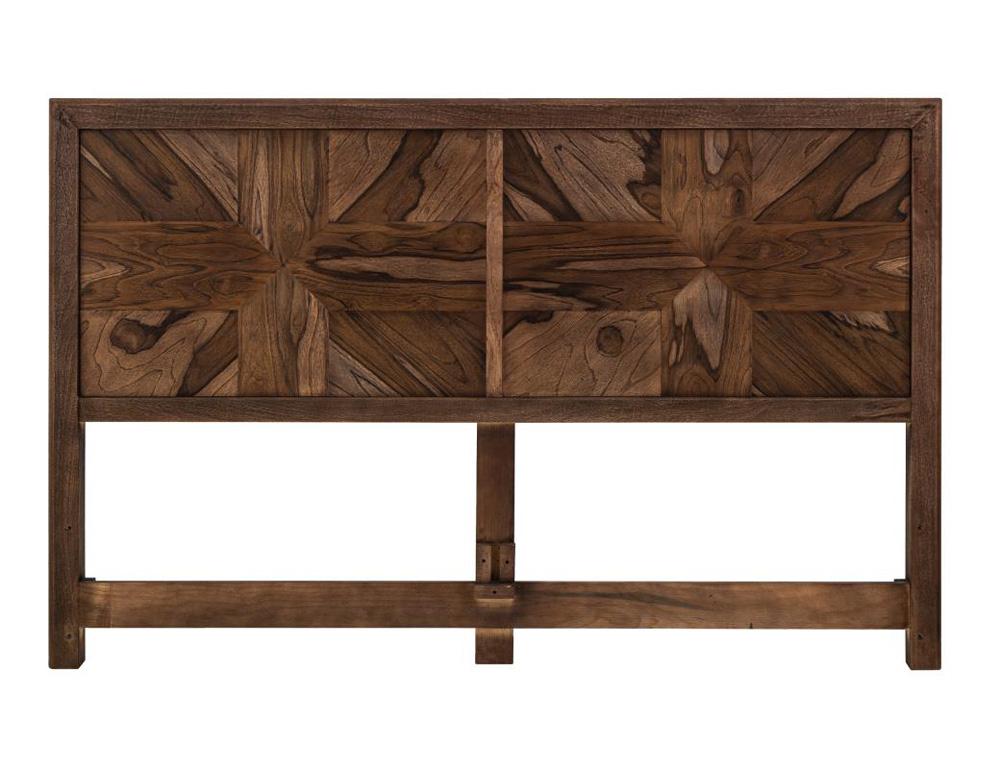 IFD - Praga - King Bed in Almond and barrel brown - IFD6721BEDEK view 4