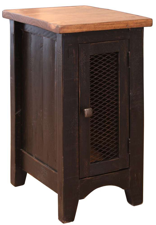 IFD - Pueblo Black 1 Mesh Door - IFD370CST veiw 1