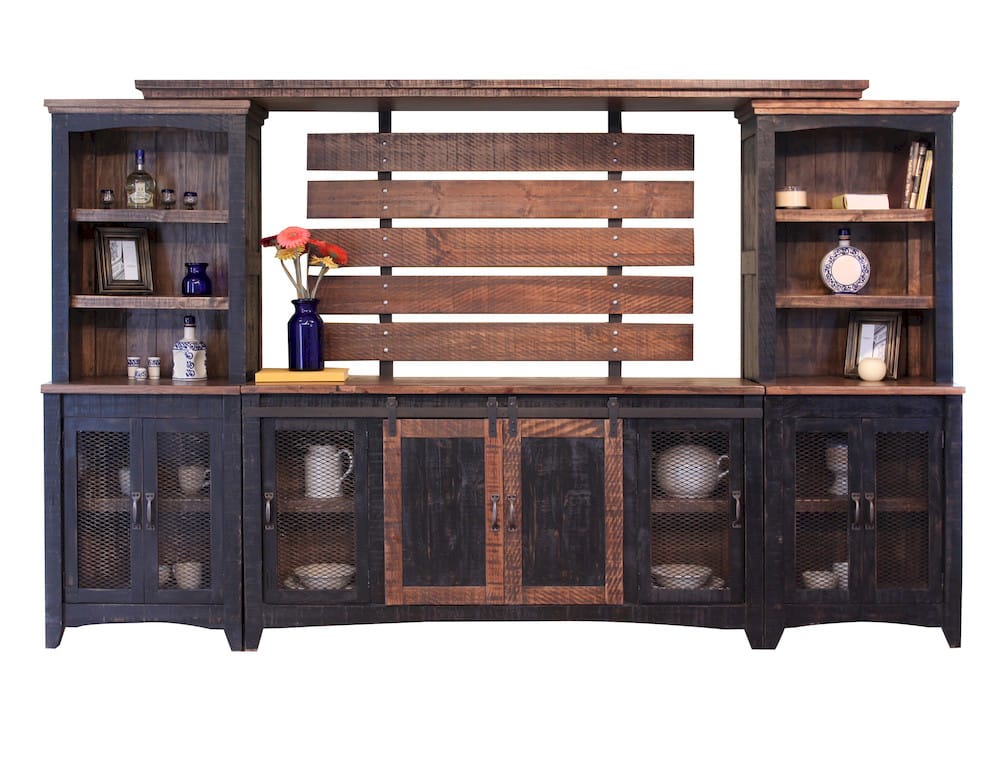 IFD - Pueblo Black Wall-Unit - IFD370WALL view 1