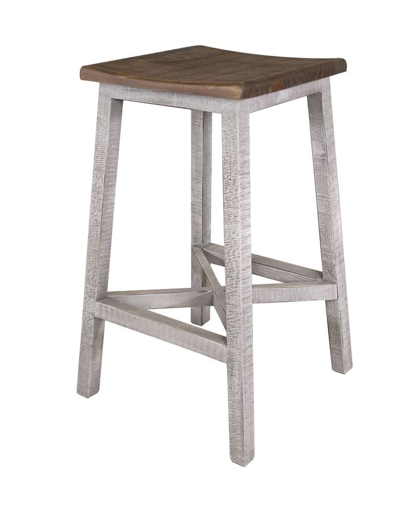 IFD - Pueblo Gray 30in Stool (Set of 2) - IFD3401STL30 veiw 1