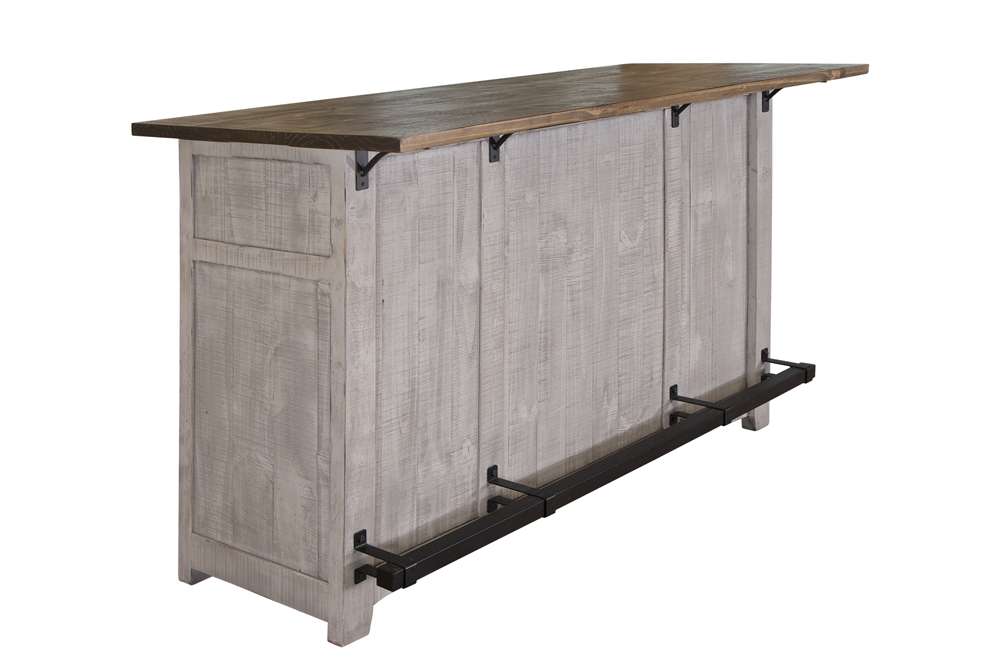 IFD - Pueblo Gray 30in Stool (Set of 2) - IFD3401STL30 veiw 2