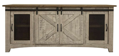 IFD - Pueblo Gray 4 Doors, 80in TV Stand - IFD3401STN80 veiw 1