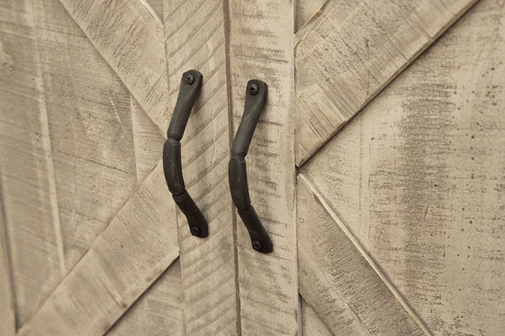 IFD - Pueblo Gray 4 Doors, 80in TV Stand - IFD3401STN80 veiw 3