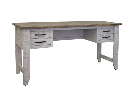 IFD - Pueblo Gray 4 Drawers, Desk - IFD3401DSK veiw 1
