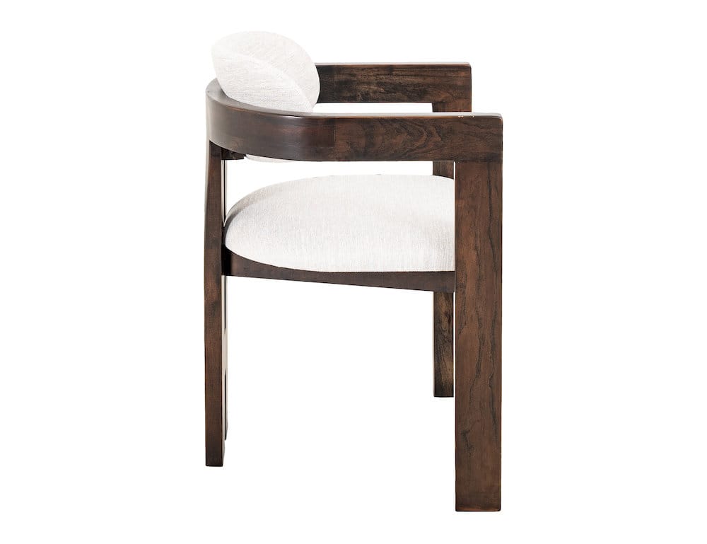 IFD  - Raramuri  - Upholstered Chair  - White  - IFD4852CHUIV view 3