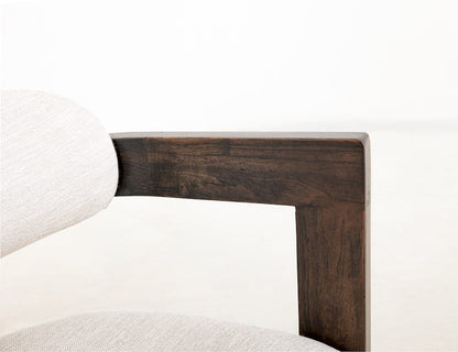 IFD  - Raramuri  - Upholstered Chair  - White  - IFD4852CHUIV view 8