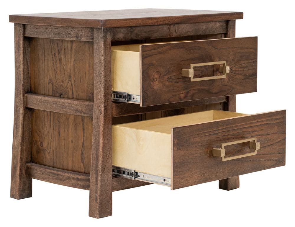 IFD - Roots - 2 Drawer Nightstand in Brown - IFD6731NTS view 3