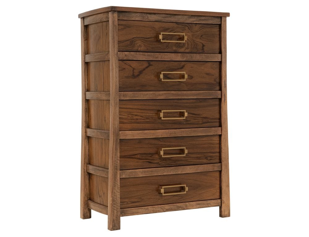 IFD - Roots - 5 Drawer Chest in Brown - IFD6731CHT view 1