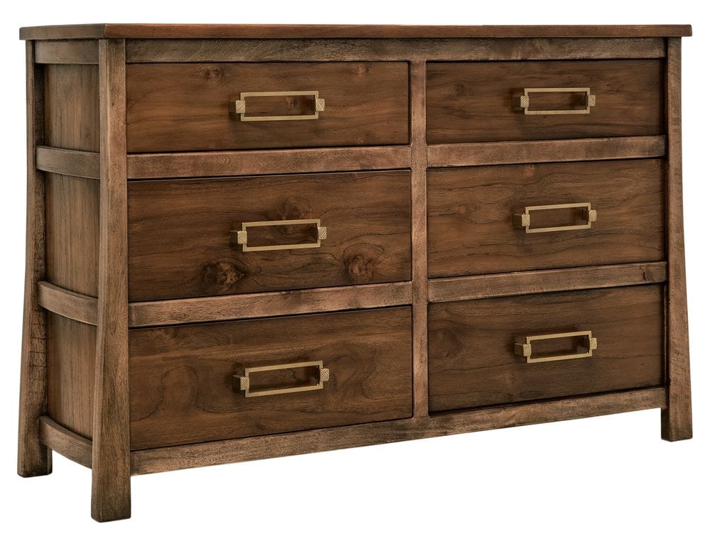 IFD - Roots - 6 Drawer Dresser in Brown - IFD6731DSR view 1