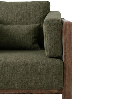 IFD - Roots - Wooden Frame & Base, Armchair in Olive - IUP673-ACH-111 view 3