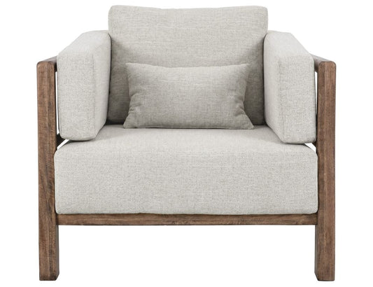 IFD - Roots - Wooden Frame & Base, Armchair in Oyster - IUP673-ACH-131 view 2