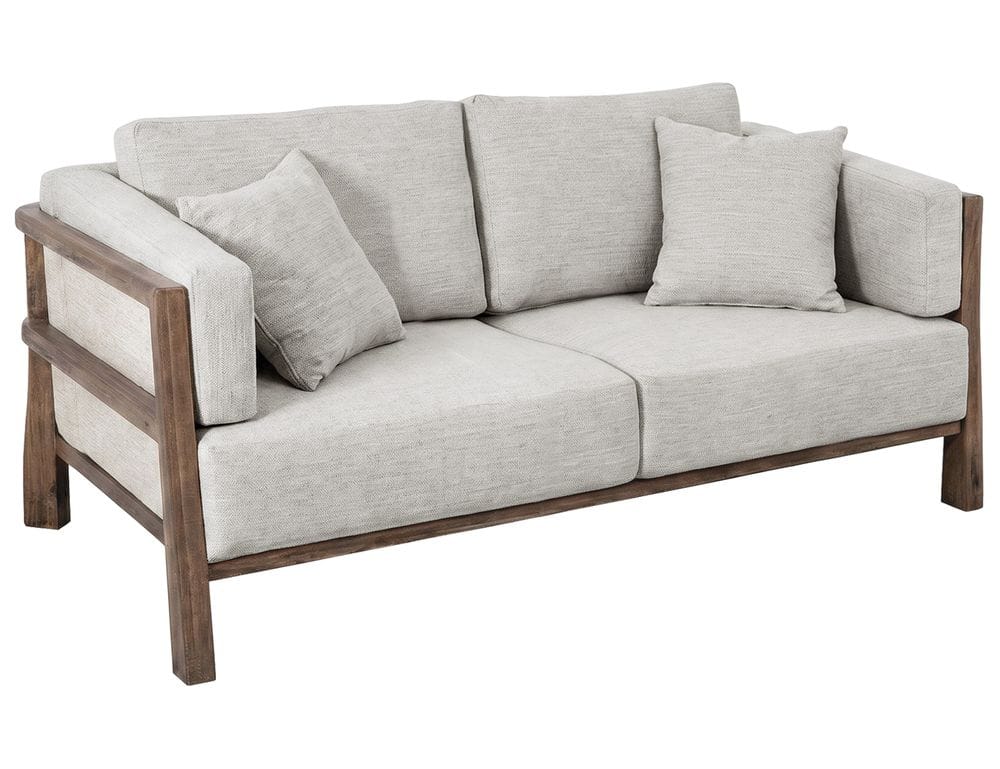 IFD - Roots - Wooden Frame, Upholstered Loveseat in Oyster - IUP673-LOV-131 view 1