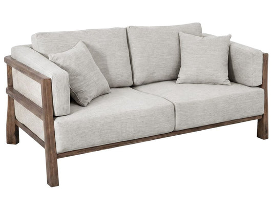 IFD - Roots - Wooden Frame, Upholstered Loveseat in Oyster - IUP673-LOV-131 view 1