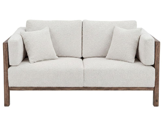 IFD - Roots - Wooden Frame, Upholstered Loveseat in Pearl - IUP673-LOV-101 view 2
