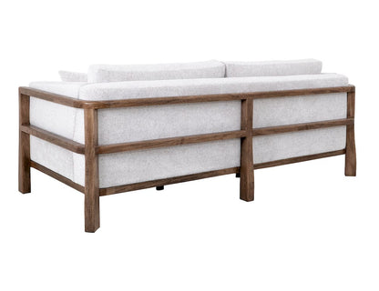 IFD  - Roots  - Wooden Frame, Upholstered Sofa  - White Faux Leather  - IUP673-SOF-184 view 3