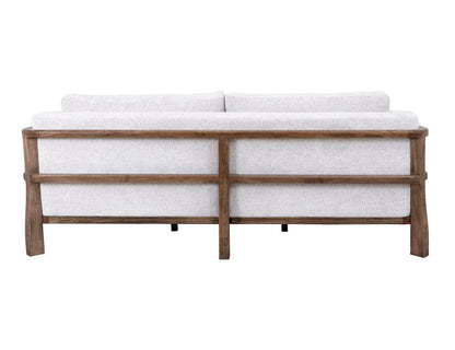 IFD  - Roots  - Wooden Frame, Upholstered Sofa  - White Faux Leather  - IUP673-SOF-184 view 4