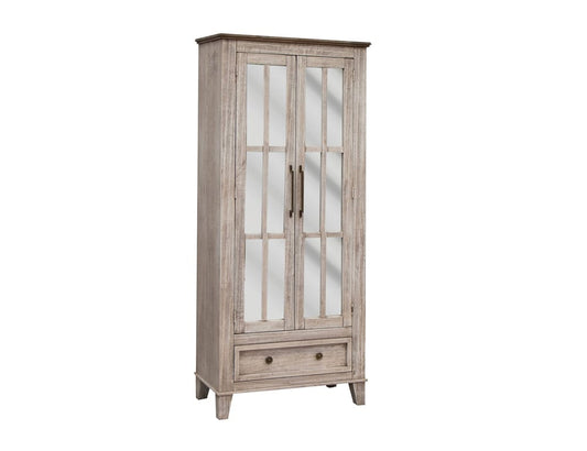 IFD - Sahara - 1 Drawer 2 Glass Doors Cabinet - IFD2951CAB view 1