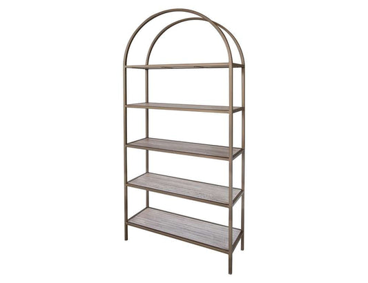 IFD - Sahara 5 Shelves, Bookcase - IFD2951BKS veiw 1