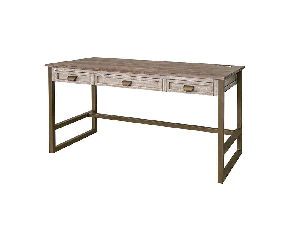 IFD - Sahara - Iron Base 3 Drawer Desk - IFD2951DSK veiw 1