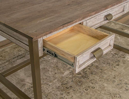 IFD - Sahara - Iron Base 3 Drawer Desk - IFD2951DSK veiw 3