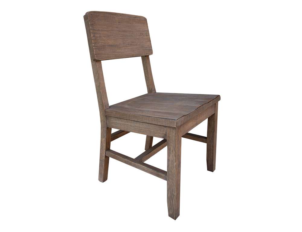 IFD - Sahara Wood Seat Chair (Set of 2) - IFD2951CHR veiw 1