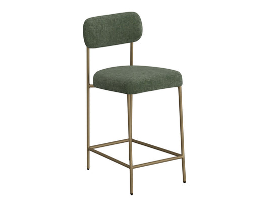 IFD - Salamanca - Wooden Frame & Metal Base, 30in Upholstered Barstool - IUP801-BST30-111 view 1